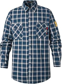 Amazon.com: SKSAFETY FR Shirts for Men, 7oz Fire Resistant